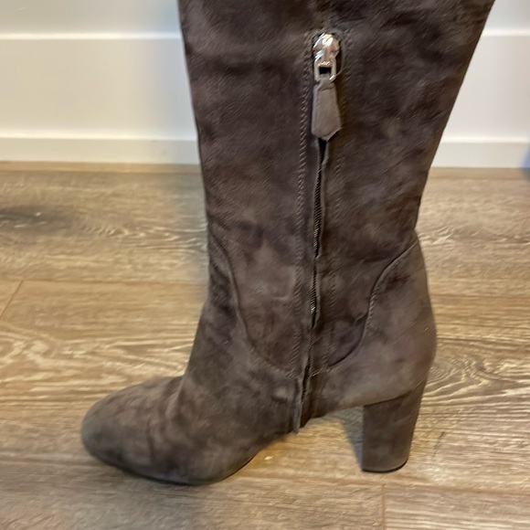 Vero Cuoio over the knee gray suede boots size 38 (lightly worn, like new) - Picture 3 of 5